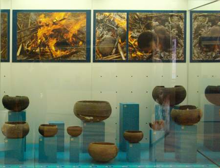 Benahoara ceramic in the museum in Los Llanos, La Palma