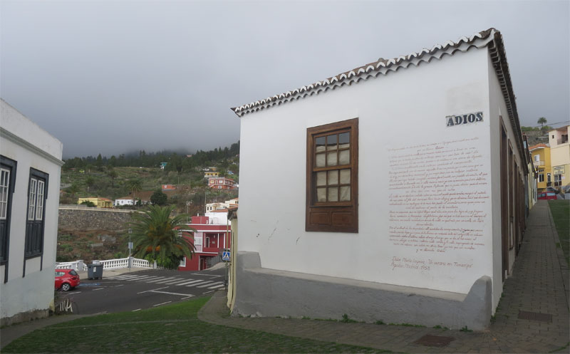 Goodbye Street, Tijarafe, La Palma island
