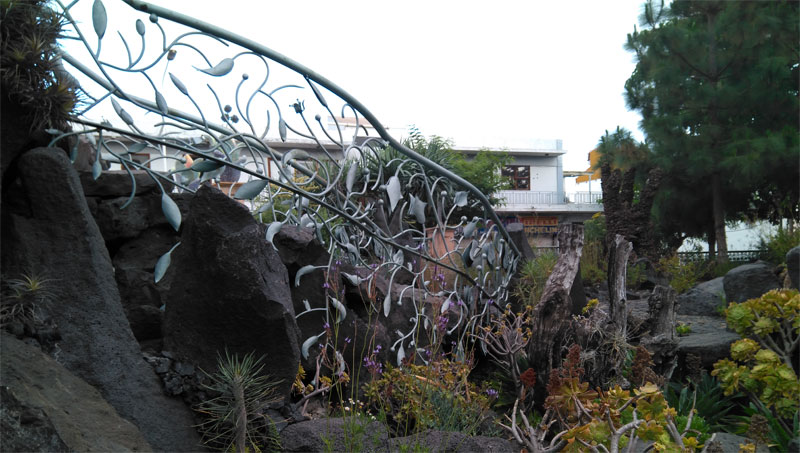 Art nouveau barrier, Antonio Gomez Felipe park, Los Llanos de Aridane