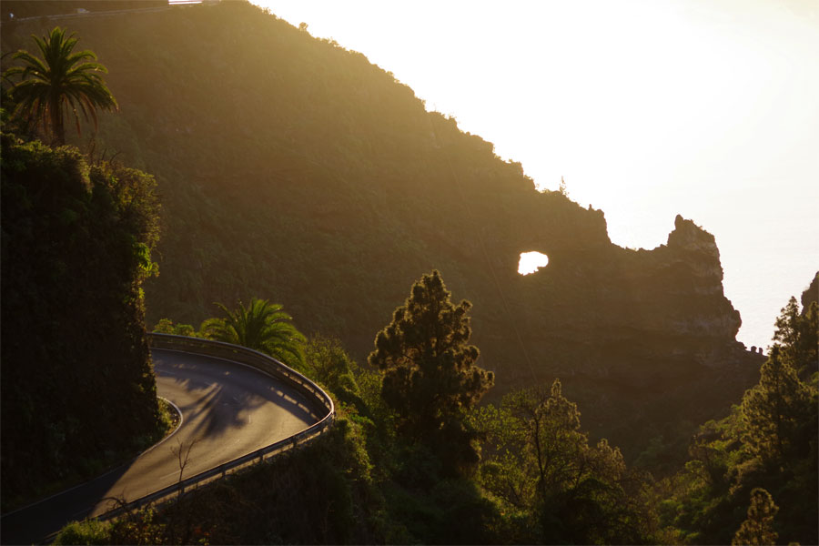 The rhinocerous rock, Tijarafe, LaPalma island