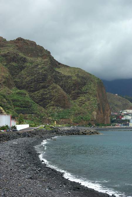Concepcion cliff and Bajamar beach Concepcion cliff and Bajamar beach, Breña Alta, La Palma Island
