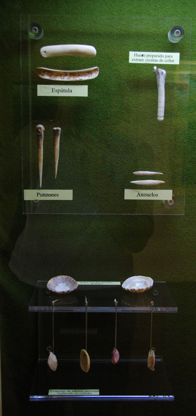Benhoarita artifacts, Belmaco cave, Mazo Benhoarita artifacts, Belmaco cave, Mazo