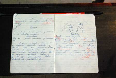 School notebook, Casa Lujan School notebook, Casa Lujan, Puntallana, La Palma