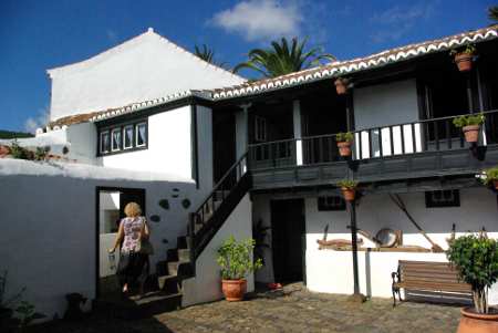 Courtyard of Casa Lujan Courtyard of Casa Lujan, Puntallana, La Palma
