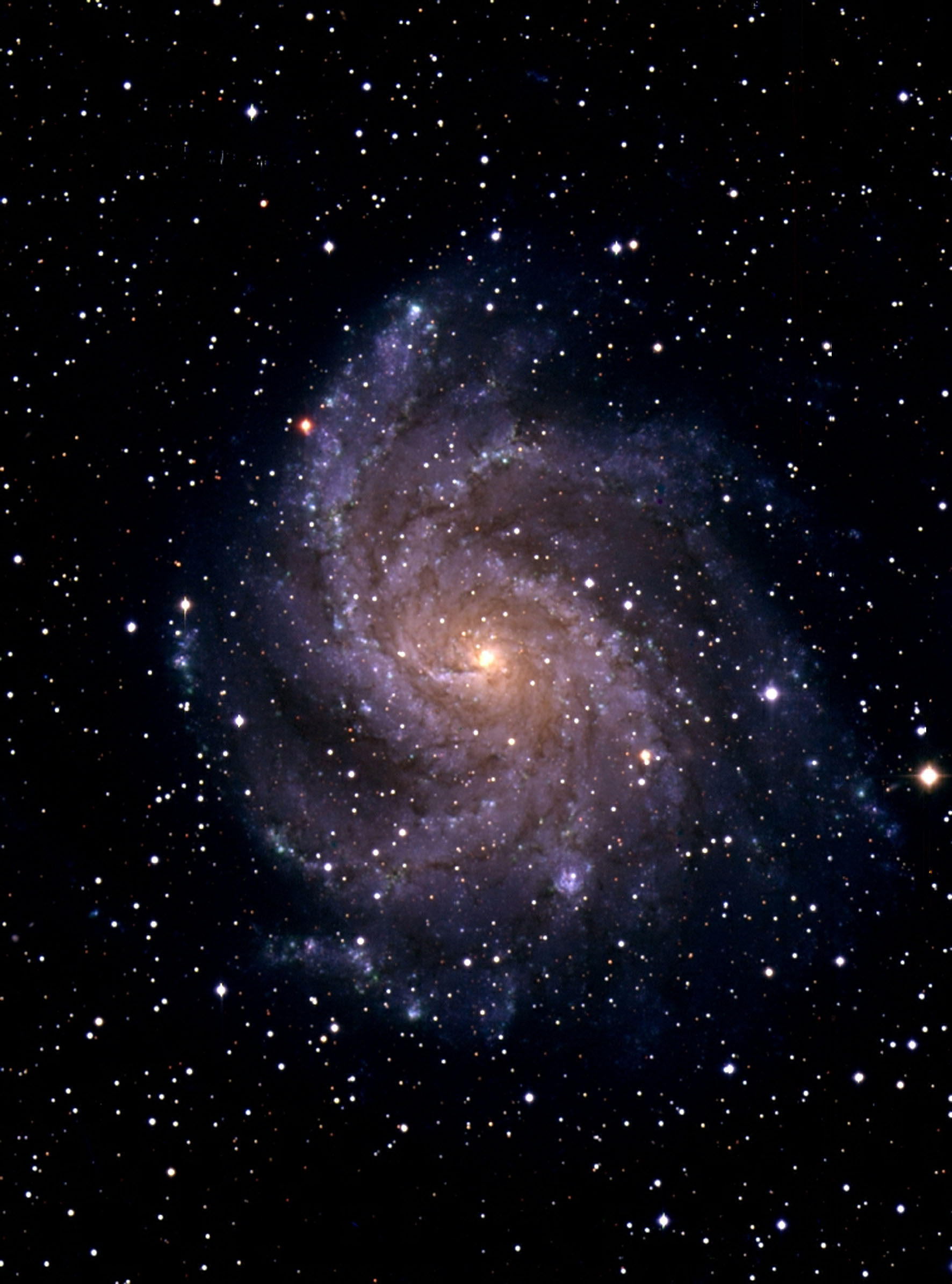 Galaxy M51 taken with the Isaac Newton Telescope and Wide Field Camera by Simon Driver