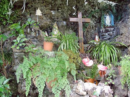 The grotto in Breña Alta. La Palma island The grotto in Breña Alta, La Palma, Canary Islands